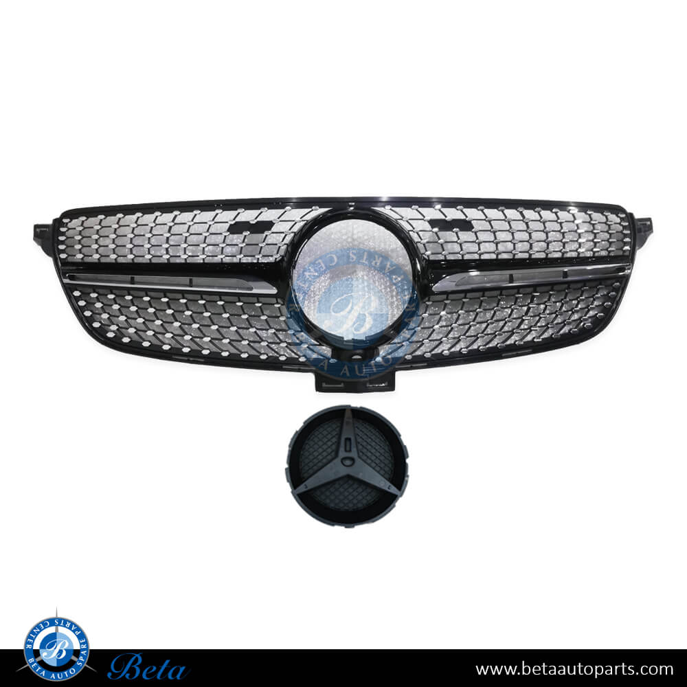 Grille Diamond Look for Mercedes GLE-Class W166 2015-2018 models, Part Number 1668881A60 Grille Diamond Look for Mercedes GLE-Class W166 2015-2018 models, Part Number 1668881A60